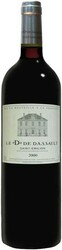 Вино Chateau Dassault, Le "D" de Dassault, Saint-Emilion Grand Cru AOC, 2000