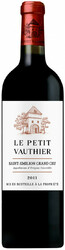 Вино Le Petit Vautier, Saint-Emilion Grand Cru AOC, 2011