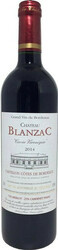 Вино Chateau Blanzac, "Cuvee Veronique", Castillon Cotes de Bordeaux AOC, 2014