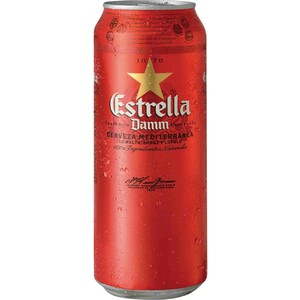 Пиво "Estrella Damm", in can, 0.5 л