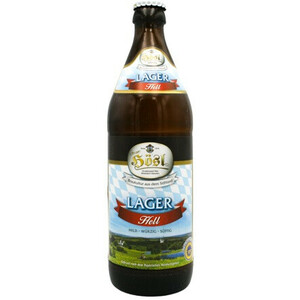 Пиво "Hosl" Lager Hell, 0.5 л