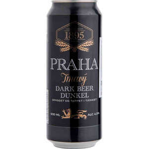 Пиво Nymburk, "Praha" Dunkel, in can, 0.5 л