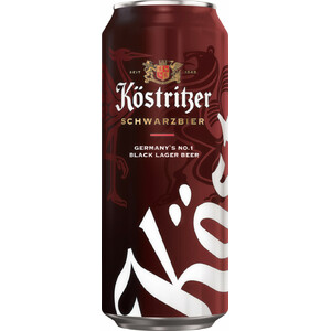Пиво "Kostritzer" Schwarzbier, in can, 0.5 л