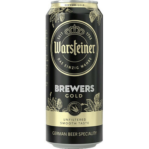 Пиво "Warsteiner" Brewers Gold, in can, 0.5 л