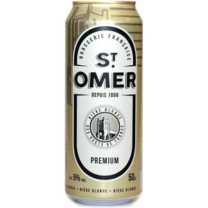 Пиво "Saint-Omer" Blond de Luxe, in can, 0.5 л