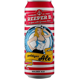 Пиво "Reeper B." Golden Ale, in can, 0.5 л