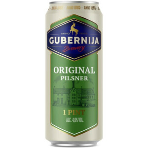 Пиво Gubernija, Original Pilsner, in can, 568 мл