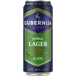 Пиво Gubernija, Noble Lager, in can, 0.5 л
