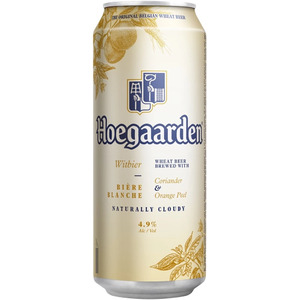 Пиво "Hoegaarden" Blanche (Russia), in can, 0.45 л