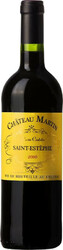 Вино Chateau Martin "Cuvee Coutelin". Saint-Estephe AOC