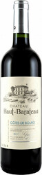 Вино Chаteau Haut-Barateau, Cotes de Bourg AOC, 2017