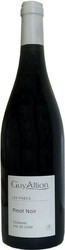 Вино Guy Allion. "Les Parcs" Pinot Noir. Touraine AOC