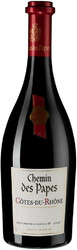 Вино "Chemin des Papes" Rouge, Cotes du Rhone AOC, 2019