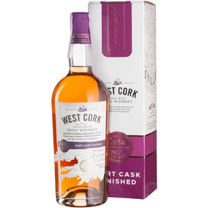 Виски "West Cork" Small Batch Port Cask, gift box, 0.7 л