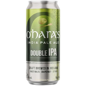 Пиво Carlow, "O'Hara's" Double IPA, in can, 0.44 л