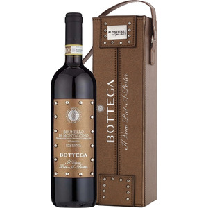 Вино Bottega, "Il Vino Pret-A-Porter" Brunello di Montalcino DOCG Riserva, 2017, leather box