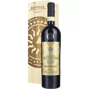 Вино Bottega. "Il Vino Pret-A-Porter" Amarone della Valpolicella Classico DOCG Riserva. wooden box