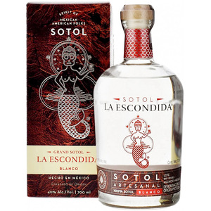 Текила Grand Mezcal, "La Escondida" Sotol, gift box, 0.7 л