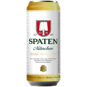 Пиво "Spaten" Munchen (Russia), in can, 0.45 л