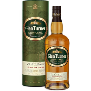 Виски "Glen Turner" Rum Cask Finish, in tube, 0.7 л