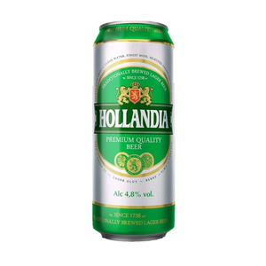 Пиво "Hollandia" (Russia), в жестяной банке, 0.45 л