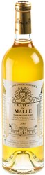 Вино Chateau de Malle, Sauternes AOC, 2005