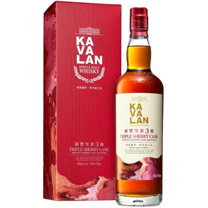 Виски Kavalan, Triple Sherry Cask, gift box, 0.7 л