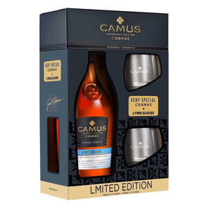 Коньяк Camus VS, gift box with 2 glasses