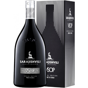 Коньяк "Sarajishvili" VSOP Black Edition, gift box, 0.7 л