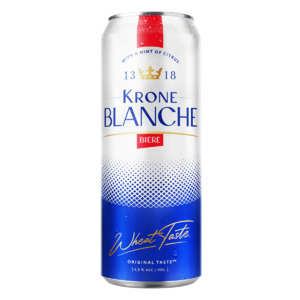 Пиво "Krone" Blanche Biere, can, 0.45 л