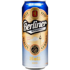 Пиво Eibau, "Berliner Geschichte" Helles Lager, in can, 0.5 л