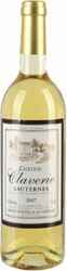 Вино Chateau Claverie, Sauternes AOC, 2007