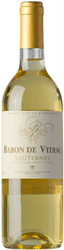 Вино "Baron de Vitrac", Sauternes AOC, 2014