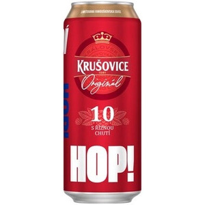 Пиво "Krusovice" Kralovskа 10 Original, in can, 0.5 л