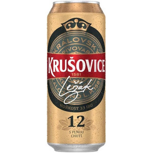 Пиво "Krusovice" Lezak 12, in can, 0.5 л