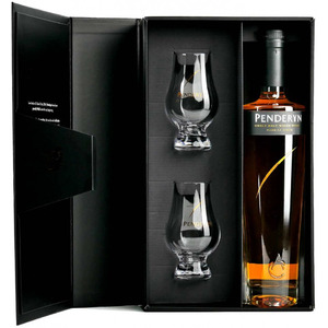 Виски Penderyn, Madeira Finish, gift box with 2 glasses