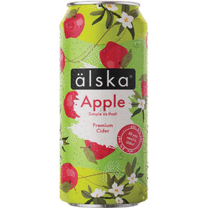 Сидр "Alska" Apple, in can, 0.44 л