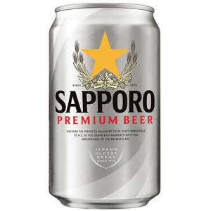 Пиво "Sapporo", in can, 0.33 л