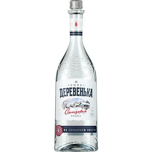Водка "Зимняя деревенька", 375 мл