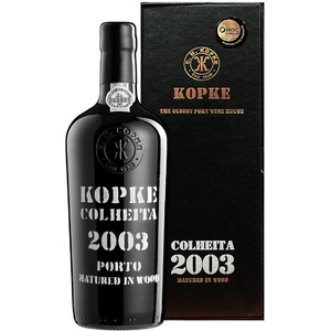 Портвейн Kopke, Colheita 2003 Porto, gift box