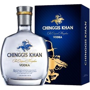 Водка "Chinggis Khan", gift box, 1 л