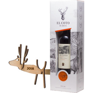 Вино "El Coto" Crianza. Rioja DOC. gift box with bottle holder