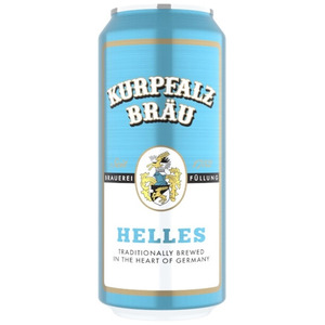 Пиво Welde, "Kurpfalz Brau" Helles, in can, 0.5 л