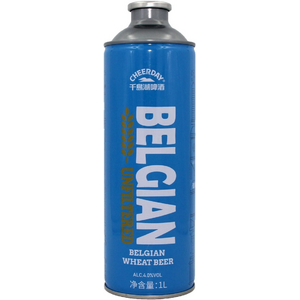 Пиво "Cheerday" Belgian Wheat, in can, 1 л