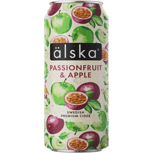 Сидр "Alska" Passion Fruit & Apple, in can, 0.44 л