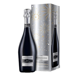 Игристое вино San Martino, Prosecco DOC Extra Dry, gift box 2023