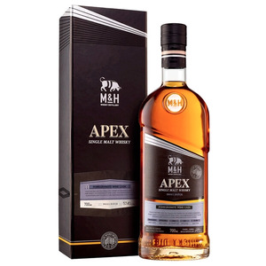 Виски M&H, "Apex" Pomegranate Wine Cask (57,4%), gift box, 0.7 л