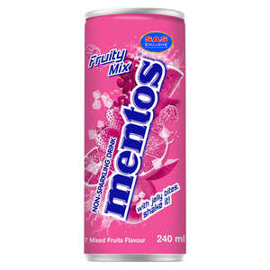 Вода "Mentos" Fruity Mix, in can, 240 мл