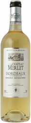 Вино Chateau Merlet, Bordeaux AOC, 2010, medium-sweet