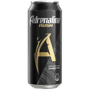 Вода "Adrenaline Rush", Energy Drink, in can, 0.449 л